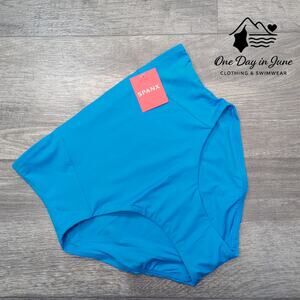 Speedo High Waist Performance Bikini Bottom Size S